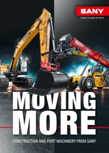 SANY_Imagebroschuere_Cover_EN SANY Europe Baumaschinen Imagebroschüre